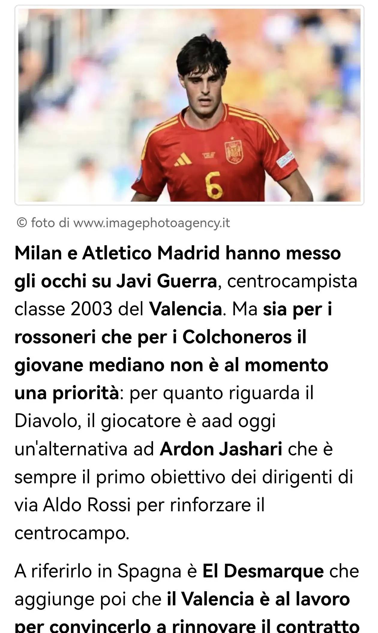 开云体育app-西甲媒体透露：巴伦西亚劝说哈维格拉续约，米兰只将其列为备选目标