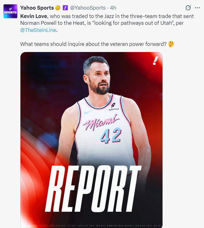 开云-凯文-乐福与犹他爵士商讨买断事宜 费城有意引进