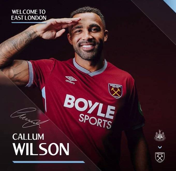 开云体育下载-官方：西汉姆联免签纽卡斯尔前锋卡勒姆-威尔逊